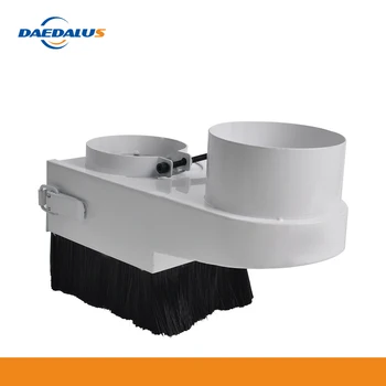 

Daedalus CNC Dust Cover Brush Vacuum Cleaner Metal White Color Multi Diameter Dust Collector Brush for CNC Wood Router Engraving
