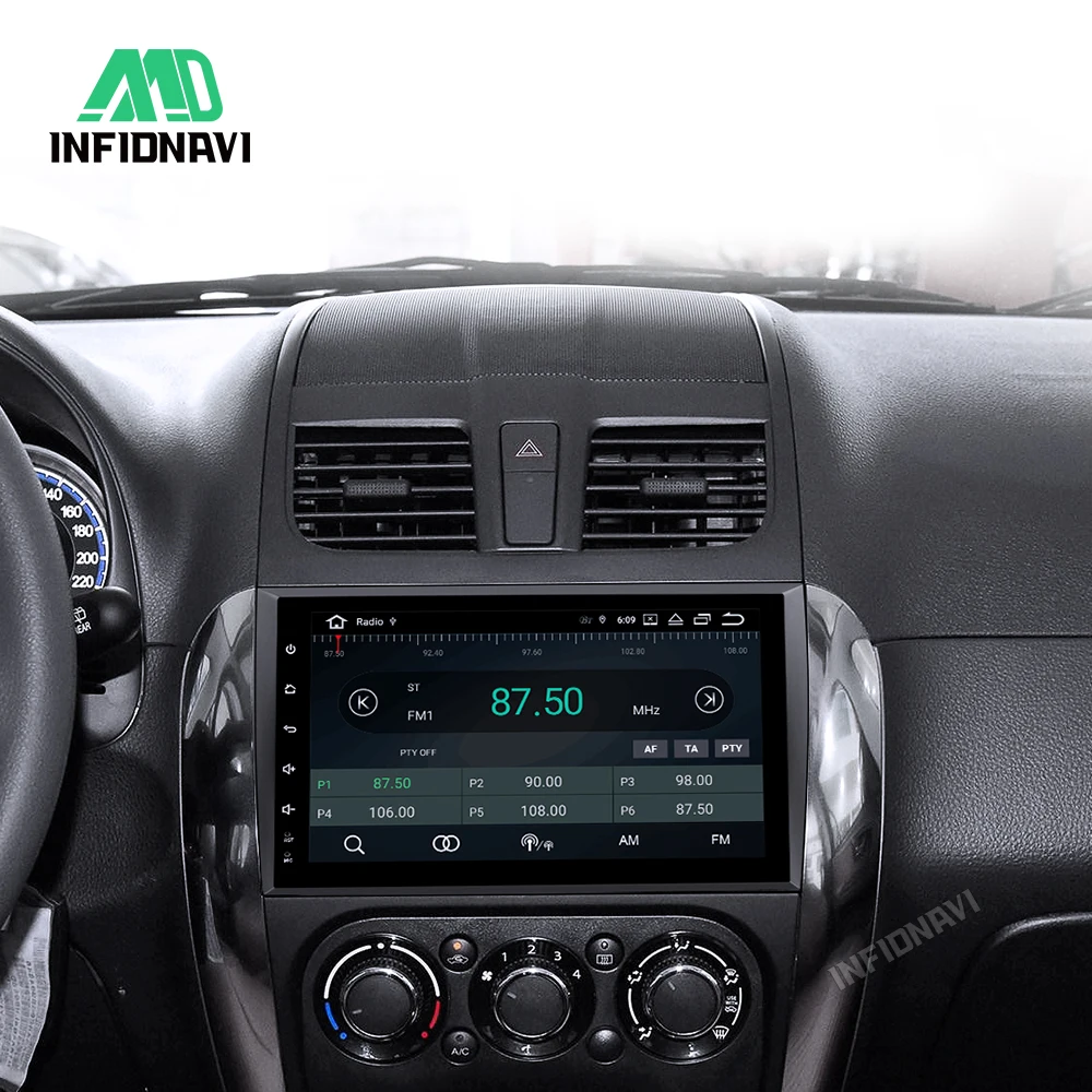 Android 9,0 автомобильный dvd для Suzuki SX4 2007-2013 gps навигация автомобиля Радио Видео Стерео Мультимедиа Плеер ips экран