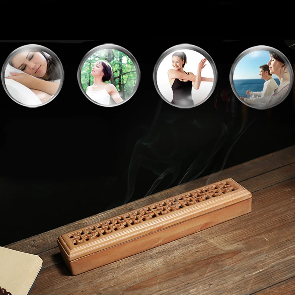 Ловец домашнего декоративного керамического Joss-stick коробка ладана горелки фарфоровый поднос храмовый аксессуар ремесло орнамент прямоугольный