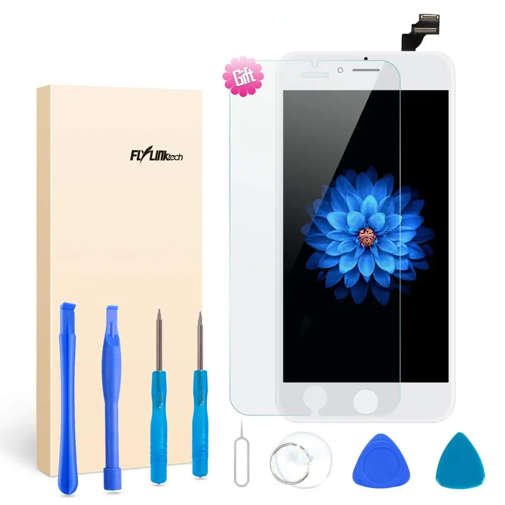 

Flylinktech for iPhone 6 LCD Display Replacement 4.7" 3D Touch Screen Digitizer Assembly with Repair Tool Kits Screen Protector