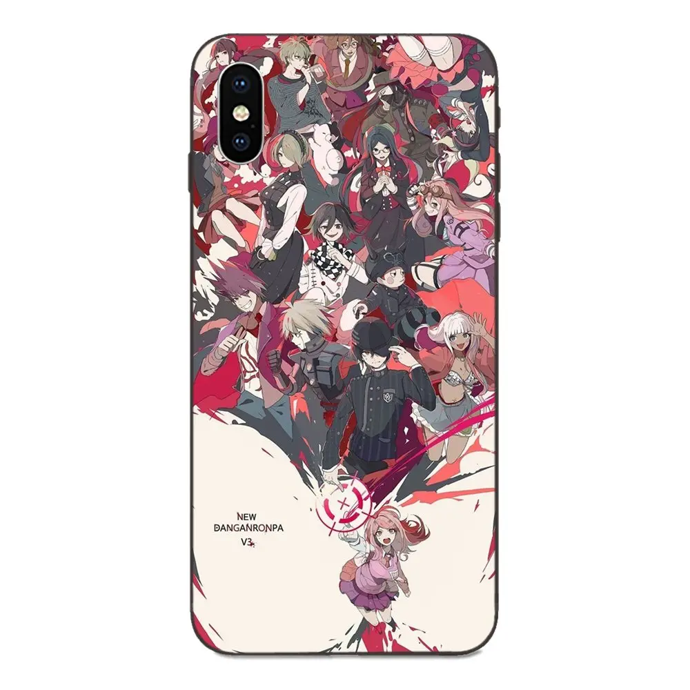 as picture Мягкие горячие продажи для Apple iPhone 4 4s 5 5S SE 6 6S 7 8 Plus X XS Max XR Danganronpa V3 - Цвет: as picture