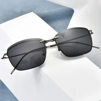 

Trendy Magnetism Polarized Sunglasses Men Women Metal Frames Eyeglasses Clip On Glasses Prescription Eyewear Optical Eye Glasses