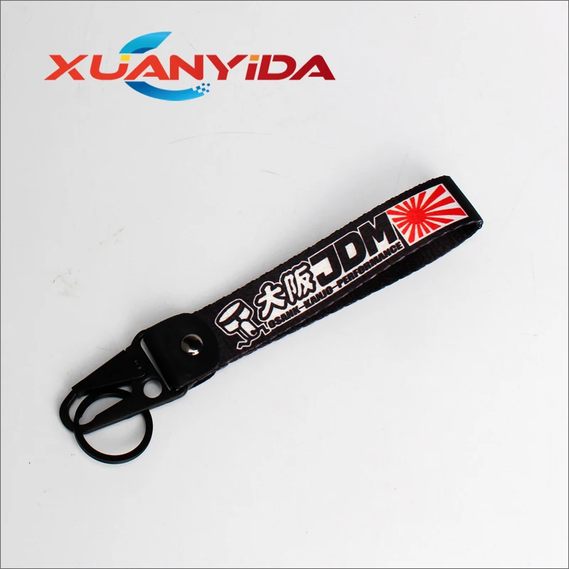 Motorcycle keychain for akrapovic momo tein jdm viv travel bag home personal decoration with hanging buckle JDM MOMO TEIN AKRAP - Название цвета: JDM