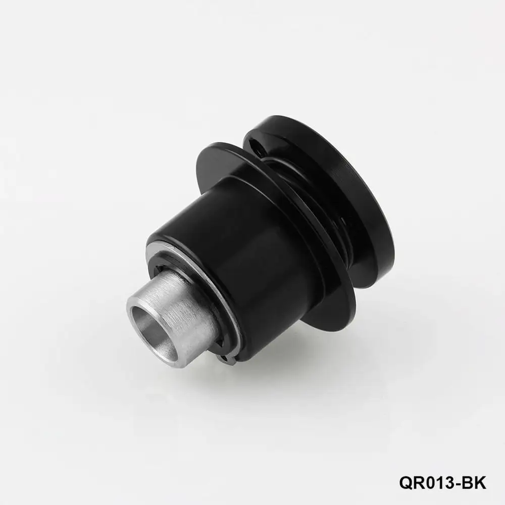 Модификация автомобиля 360 градусов 3-hole рулевое колесо Quick Release Черный Авто быстрый выпуск рулевое колесо оснастка