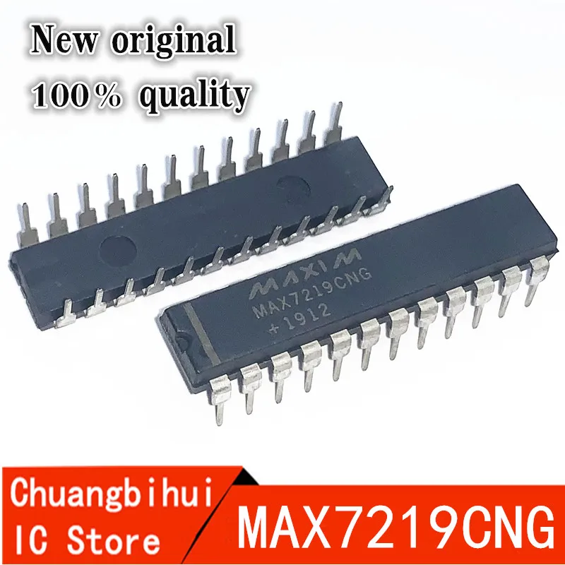 5 шт./лот MAX7219 MAX7219CNG DIP-24 светодиодный драйвер 7 сегментный MOS PDIP24 дисплей чип
