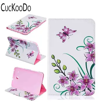 

CucKooDo Ultra Slim PU Leather Unique Wallet Soft TPU Case with Card Slots Flip Case Cover for Samsung GalaxyTab E 8.0 T377 case