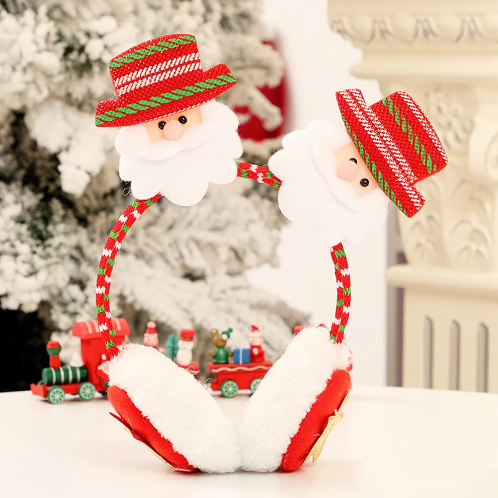 Смешные рождественские шапки для взрослых, подвижные уши, милый олень, игрушка, шапка Санта-Клауса, Рождественская повязка на голову, рождественский подарок, шапка для детей, подарки для малышей