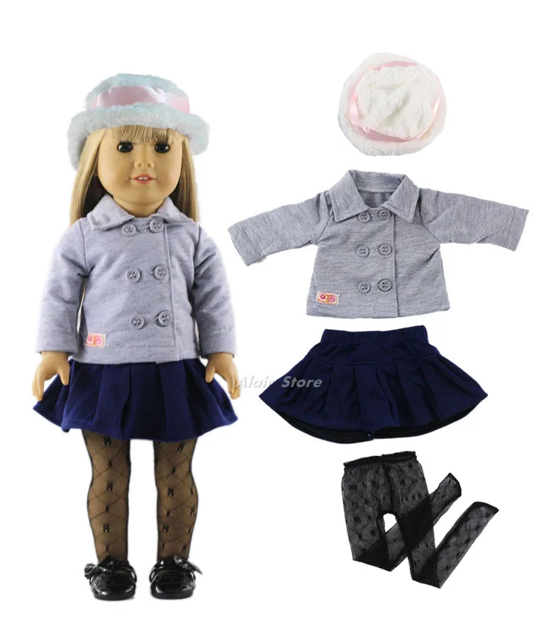 1 комплект повседневная одежда Одежда для кукол 18 дюймов аксессуары A41|doll clothes|outfit