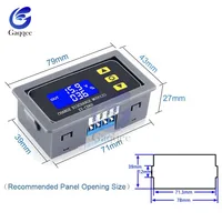 XY-CD60/XY-CD63 Battery Charger Discharger Controller Module DC 6-60V ow Voltage Current Protection Board LED Digital Display 2