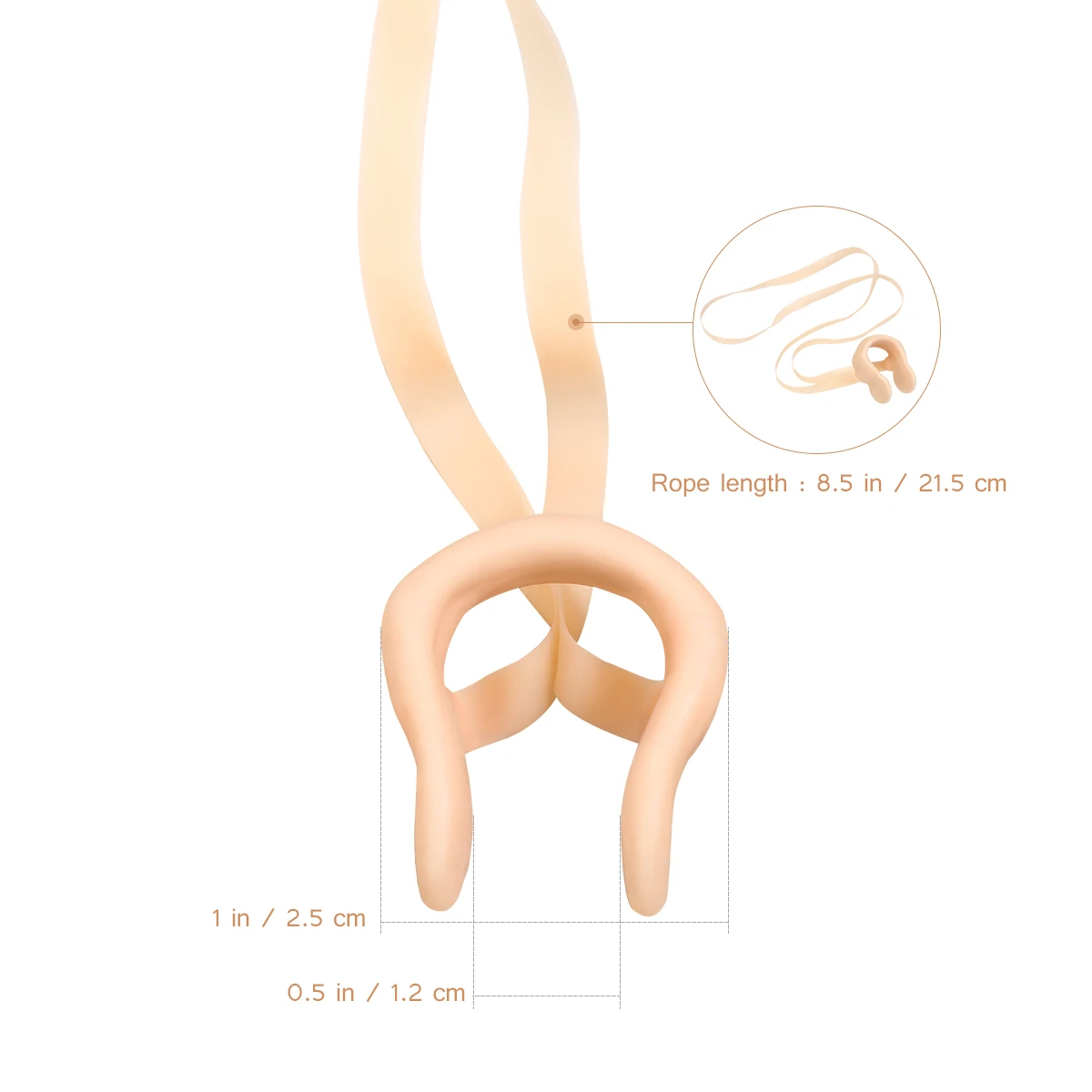 Adult Nose Clip Swimmings Silicone rope Swimming Nose Clip Swimming with String Comfortable Soft Latex Plugs for Children Kids 2