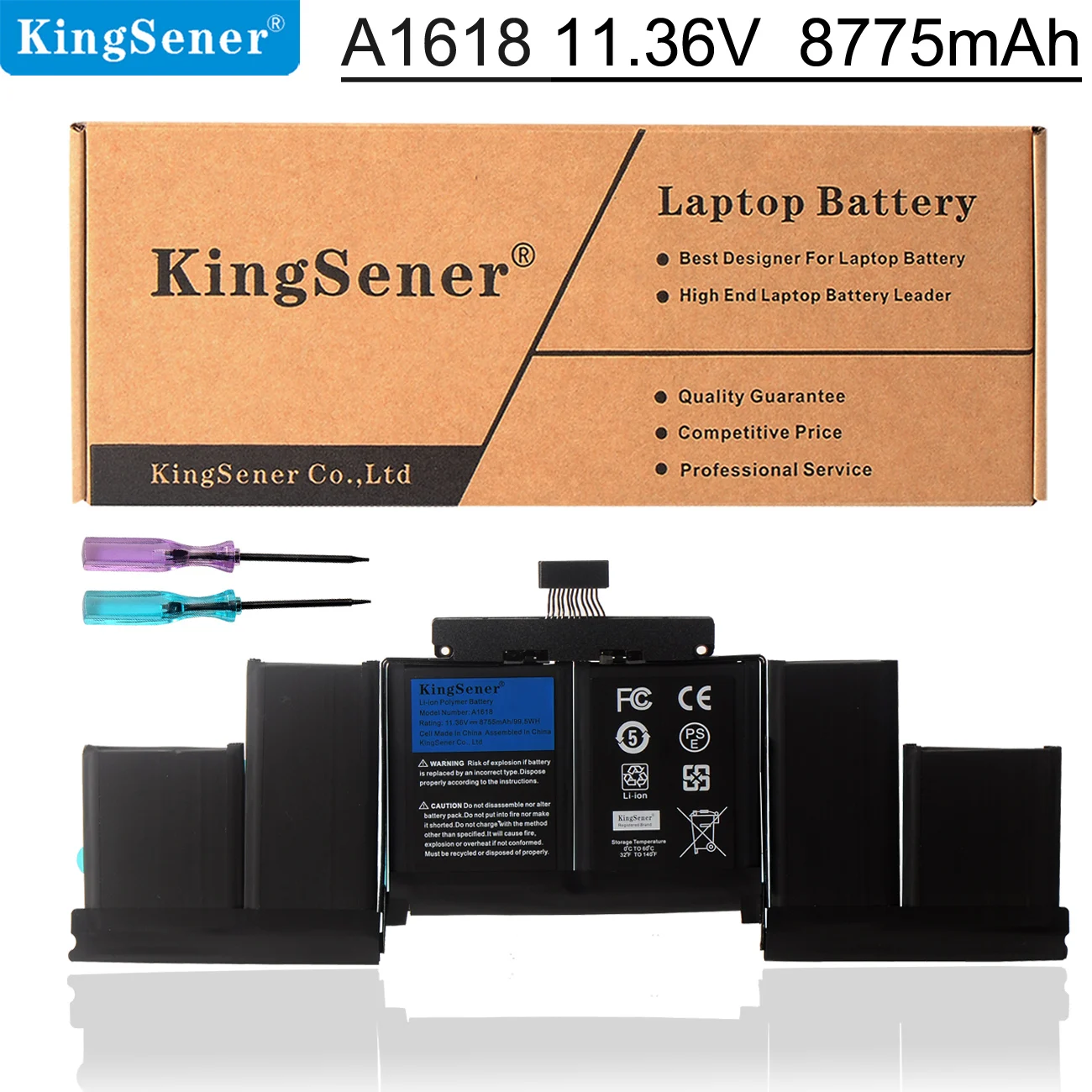 Аккумулятор KingSener A1618 для Apple MacBook Pro 11 36 в 2015 Вт/ч 15 дюймов Retina A1398 00079 год 020- MJLQ2LL/A