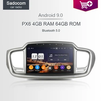 

PX6 10.1" 2 din Android 9.0 4GB RAM 64GB ROM 6 Core Car dvd player For KIA Sorento 2015 2016 2017 2018 car radio autoRadio GPS