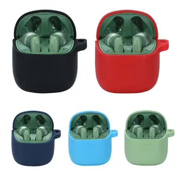 

Clamshell Opening Anti-shock Flexible Silicone Comprehensive Protective Case Full Cover for J-B-L Tune 220TWS Earphone