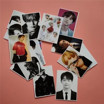 

16 Pcs/Set KPOP MONSTA X Album SHINE FOREVER Self Made Paper Lomo Card Photo Card HD Photocard Fans Gift Collection