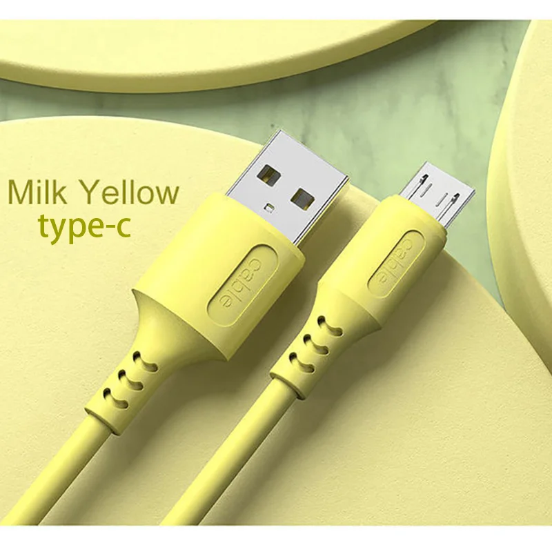 Nylon Braided Micro USB Cable 0.25m/1m/2m/3m Data Sync USB Charger Cable For Tablet USB Type C Android USB Phone Cables android charger cord Cables