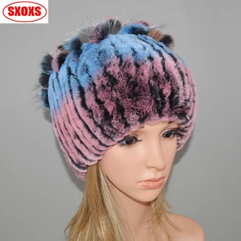 

Sombrero De Piel De Conejo Natural Caliente Hecho A Mano Boinas Para Mujer Gruesa CáLida Gorro Invierno Peaky Blinder