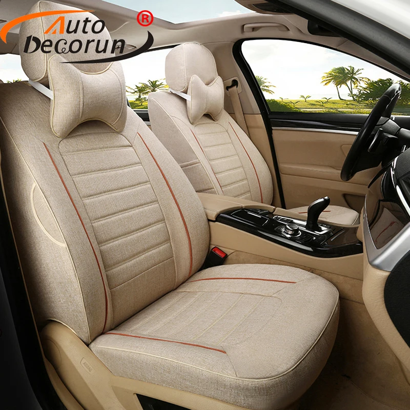 Автомобильные чехлы AutoDecorun из льняной ткани для Renault Koleos 2009 аксессуары |