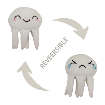 

Emotion Plush Toy Doll Jellyfish Doll Double-sided Flip Marine Life Doll Reversible PlushToy Color Cap Christmas Toys Child Toys