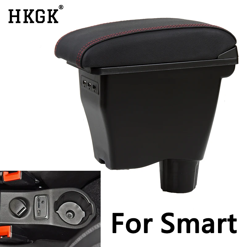 

For TOYOTA Yaris L Sedan Vios Double layer armrest box central Store content Storage box Ashtray Cup holder car-styling accessor