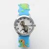 Reloj de dinosaurio de silicona con dibujos animados en 3D para niños y niñas, pulsera de cuarzo para estudiantes, novedad ► Foto 3/6