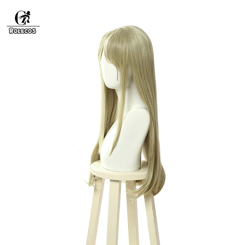 Rolecos аниме Hakata Tonkotsu Ramens косплей 70 см длинный XianMing Lin коричневый смешанный желтый термостойкий синтетический косплей волос