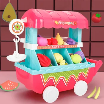 

Ant Mini Kids my candy Shopping Cart Kid Play Lights Trolley hello toys for girl gift Years Fruit Vegetable Store Ice Cream Cart