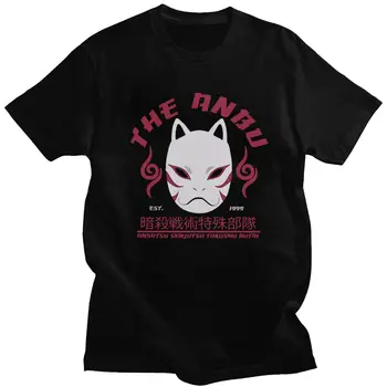 

NARUTO Anime Anbu Printed Japan T-shirts Streetwear Tshirt Short Sleeve O-Neck Tees Summer Funny Tops for Men Camisetas Hombre