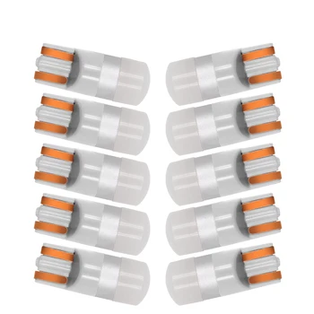 

10 Pcs T10 W5W LED Reading 3030 SMD 350LM Light for Car Office Vehicle Dome Door Accessories Pure White 6000K