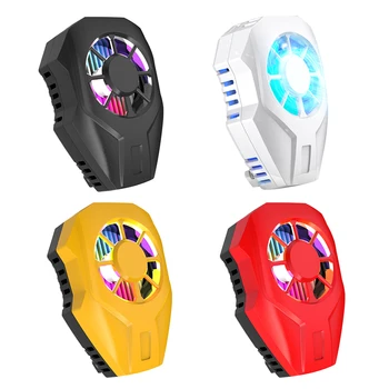 

Mobile Phone Clip Radiator Cooling Fan Portable USB Powered Cellphone Gaming Cooler Heat Sink for 4.7-6.9 inch 2020 New