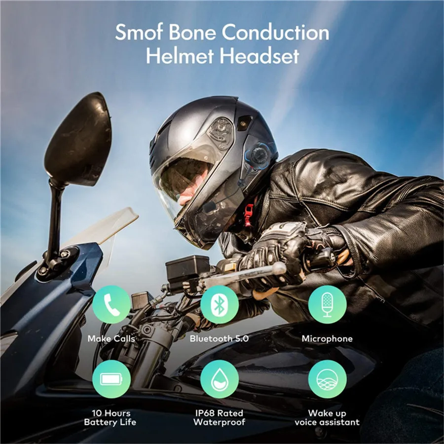 Motorbike Helmet Headphone 