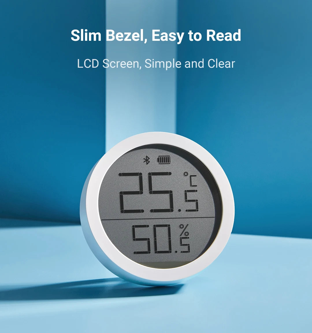 Bluetooth Thermometer Wireless Smart Electric Digital Temperature&Humidity LCD S