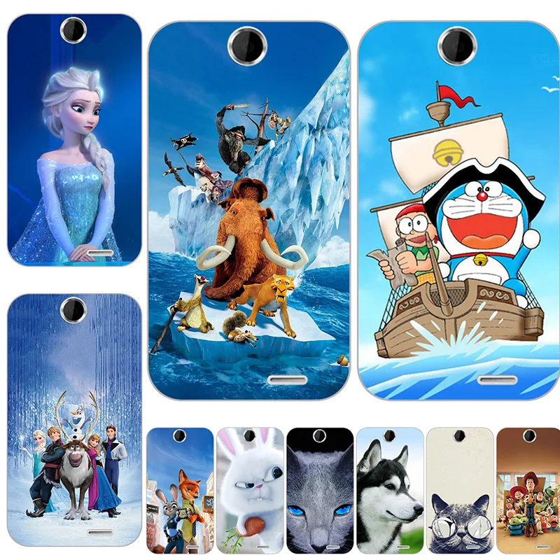 

Fashion Soft Silicone TPU Protect Case For HTC Desire 310 D310W D310 V1 Printing rabbit cat Scenery Cover Phone Back Shell