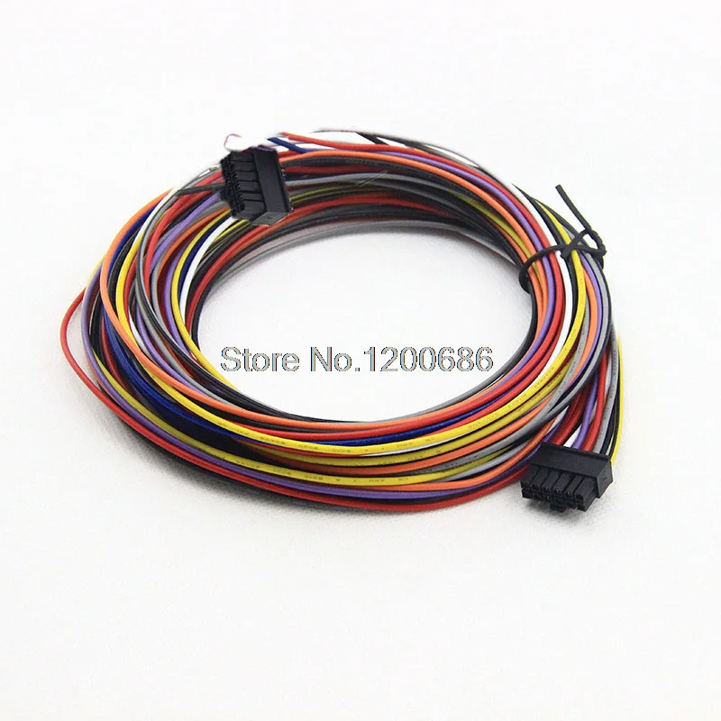 

1.2M 120CM 20PIN 20AWG P1-P1 P20-P20 Molex 3.0 Series 3.0mm with female connector on the both side 2x10pin 2*10pin wire harness
