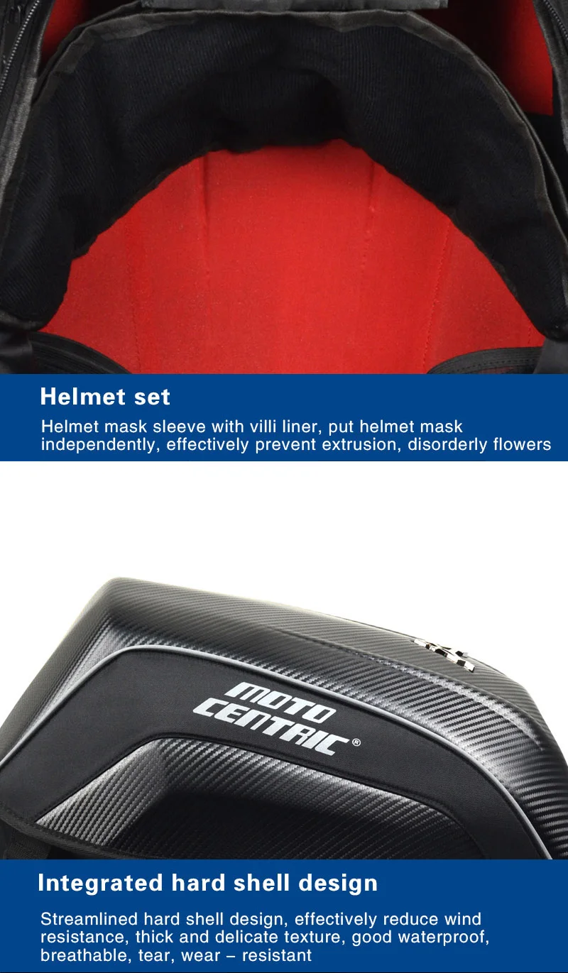 Mochila para Ogio Água de Fibra Bolsa da Motocicleta 5 à Prova Nova Motocicleta Equitação Mach Dwaterproof Carbono Casca Dura Motocross Bagagem Mochila 10 Nova motocicleta equitação mochila para ogio mach