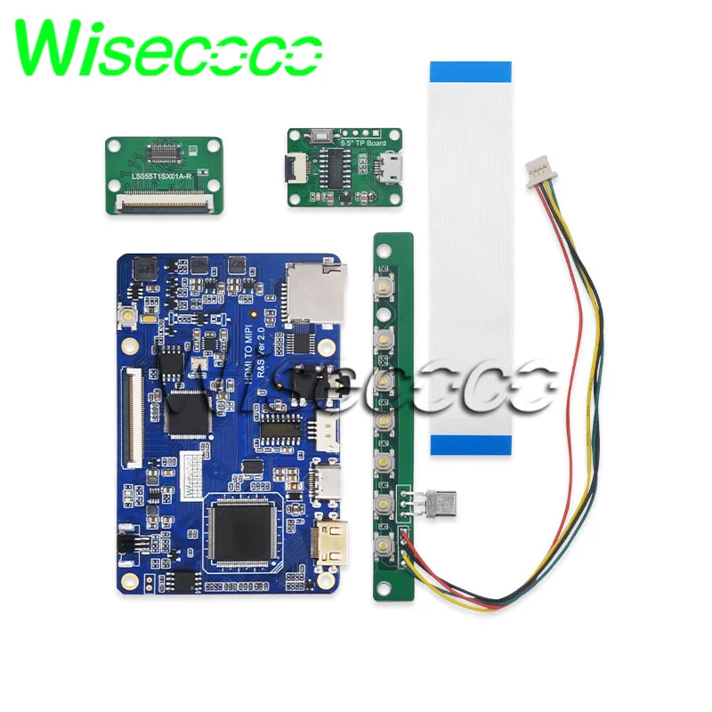 Wisecoco 5,5 дюймов 1920x1080 fhd ips ЖК-экран+ сенсорная панель с hdmi к mipi плата контроллера для diy проекта