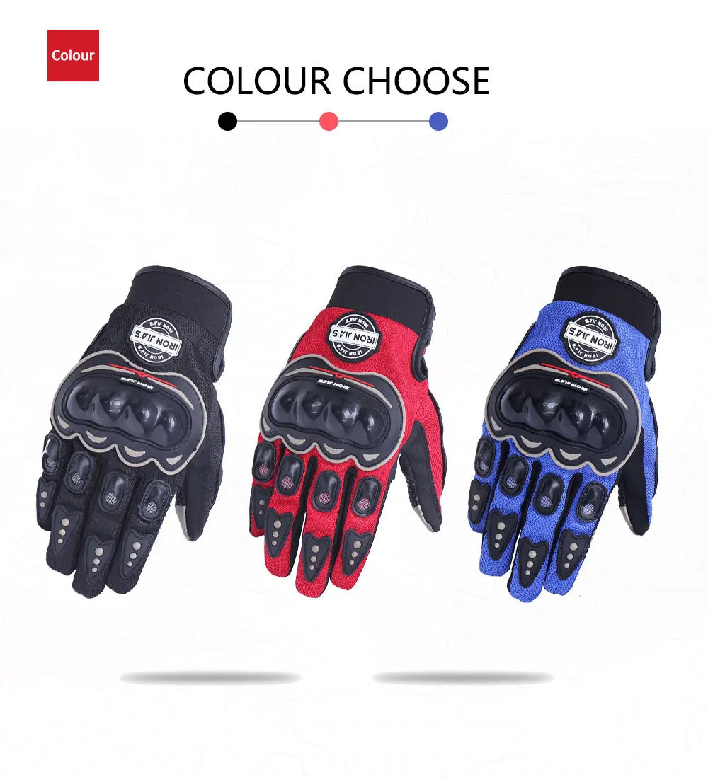 IRON JIA'S мотоциклетные перчатки мужские перчатки для мотокросса полный палец для езды на мотоцикле мото перчатки для мотокросса Guantes перчатки M-XXL