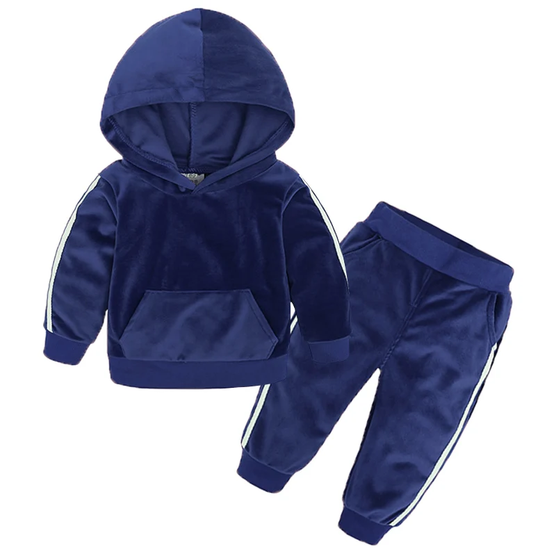 Одежда для маленьких девочек, весенние комплекты одежды для детей, детские спортивные костюмы, комплекты одежды для девочек, спортивные костюмы с длинными рукавами для девочек, костюмы - Цвет: Dark blue