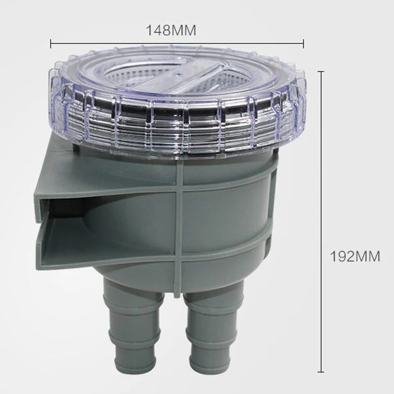 Морской Двигатель фильтр морской воды дренажный насос каяк рафтинг гребли рафтинг аксессуар защита двигателя лодка Впускной сырой морской воды Straine