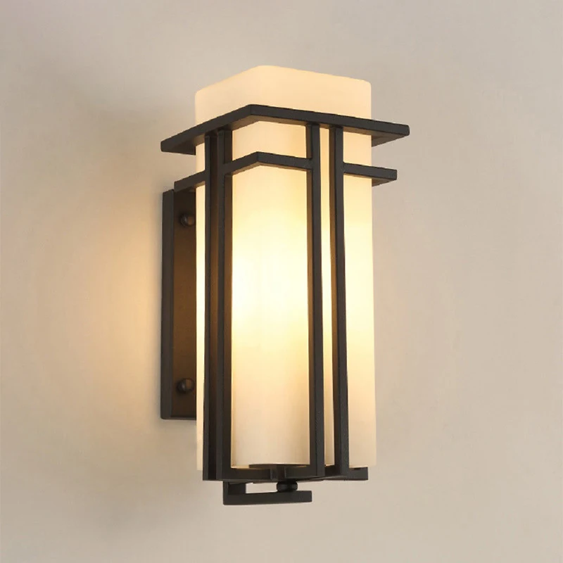 

LED Retro Waterproof Wall Lamps European Style Courtyard Porch Light Outdoor Villa Balcony Garden Landscape Lighting Decor