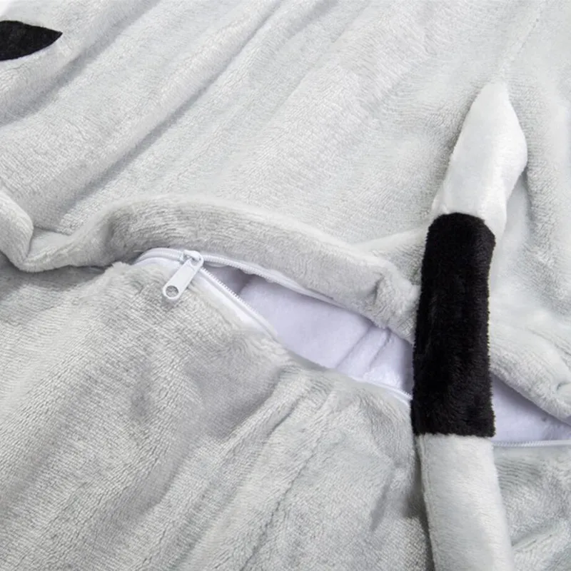 Kigurumi/Детские пижамы для девочек и мальчиков; зимнее Фланелевое детское белье для детей с рисунком кота; пижамы для малышей; одежда для сна;