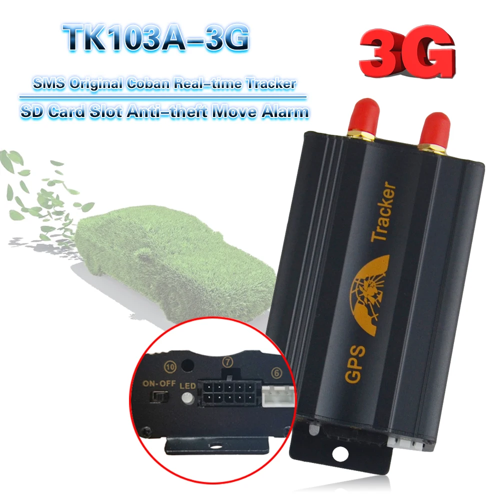 Высококачественный GPS трекер Coban 3G 103A WCDMA/GSM/GPRS устройство для мониторинга
