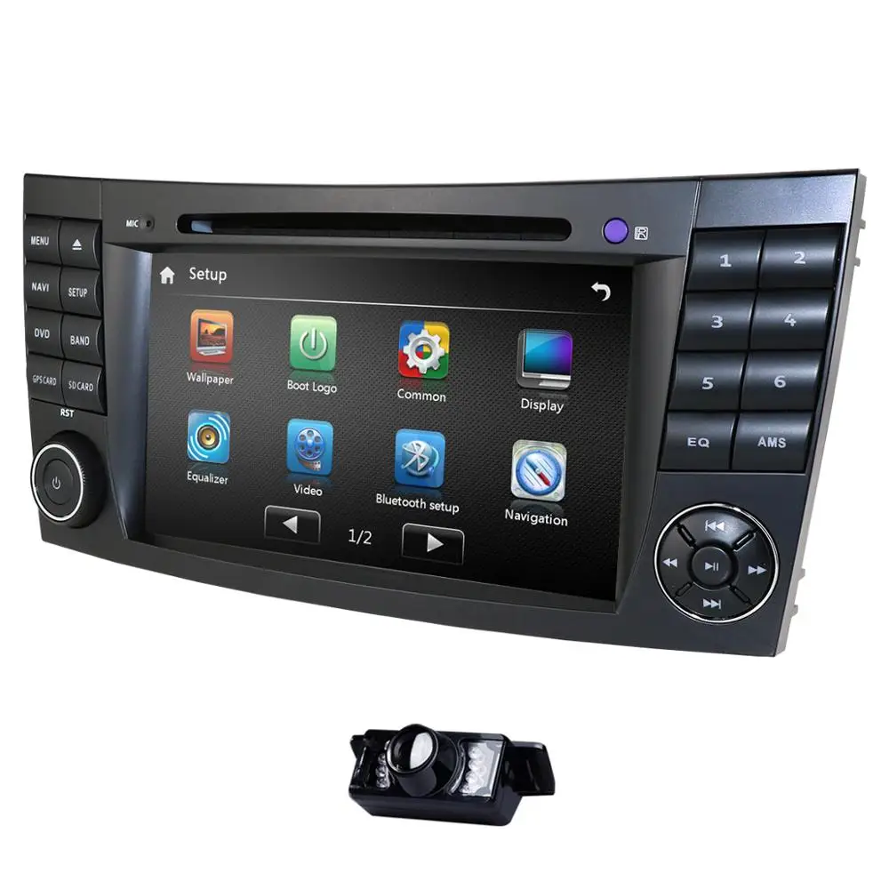 2Din gps радио автомобиля dvd плеер для Mercedes E G класса W211 CLS W219 W463 CLK W209 E350 E500 55 E200 E220 E240 E270