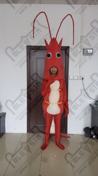 

quality shrimp mascot costumes cartoon lobster mascot design
