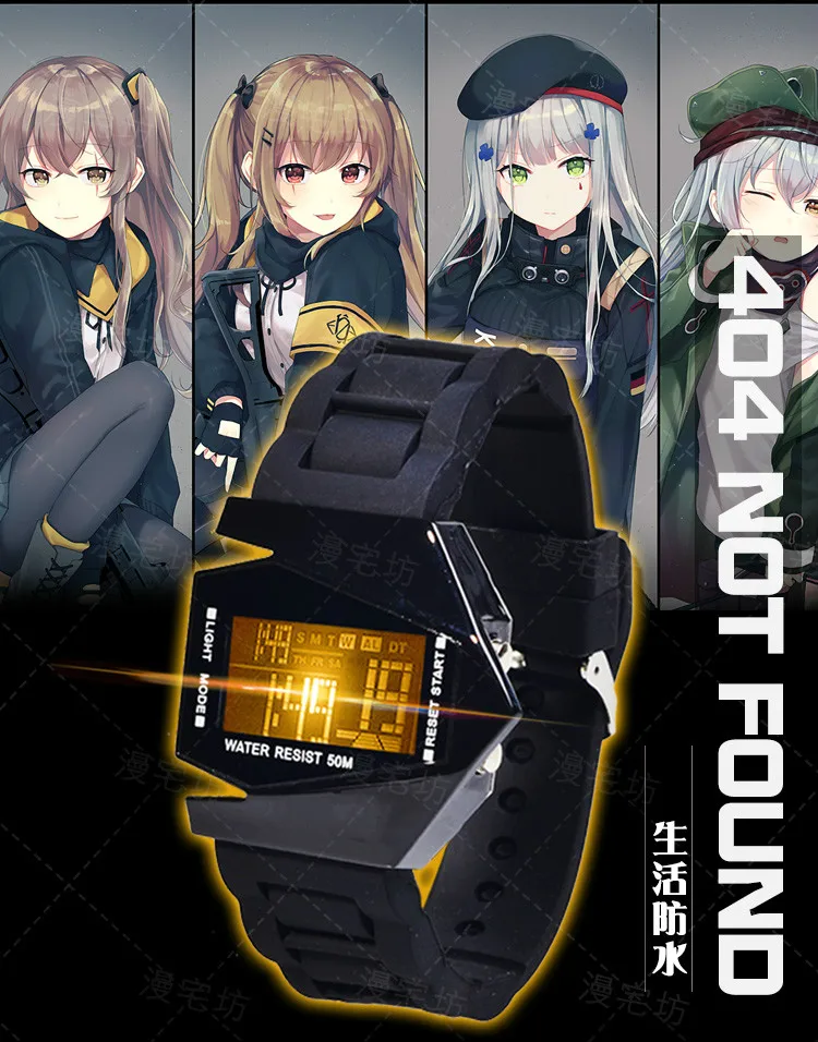 Косплей Ump 45 404 Гриффин светодиодный электронный водонепроницаемый стилус для сенсорного экрана Аксессуары для наручных часов девушки Фронтлайн