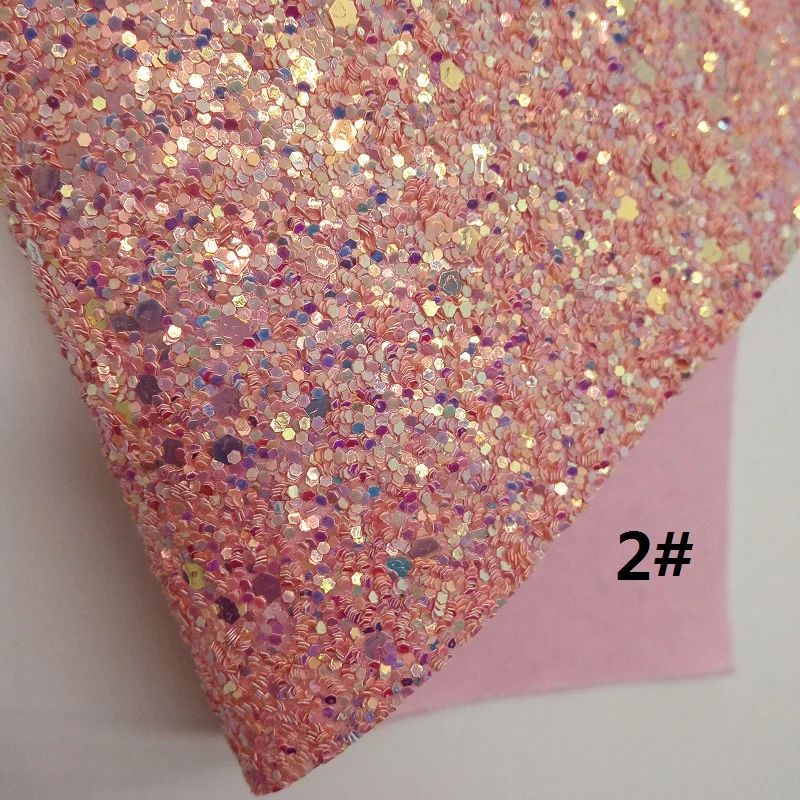 Розовая блестящая ткань, металлизированная искусственная ткань, полосы Синтетическая кожа ткань листы для лука A4 21x29 см мерцание XM848 - Цвет: 2