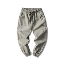 Японские ретро брюки модные Дикие повседневные брюки осенние Молодежные свободные однотонные брюки Ropa De Hombre мужская одежда DD6CK