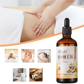 

100% Pure Natural VE Oil Massage Spa Avocado Essential Hydrating Hair Oil Care Pressed Castor Oil Cold Moisturiser E8X7