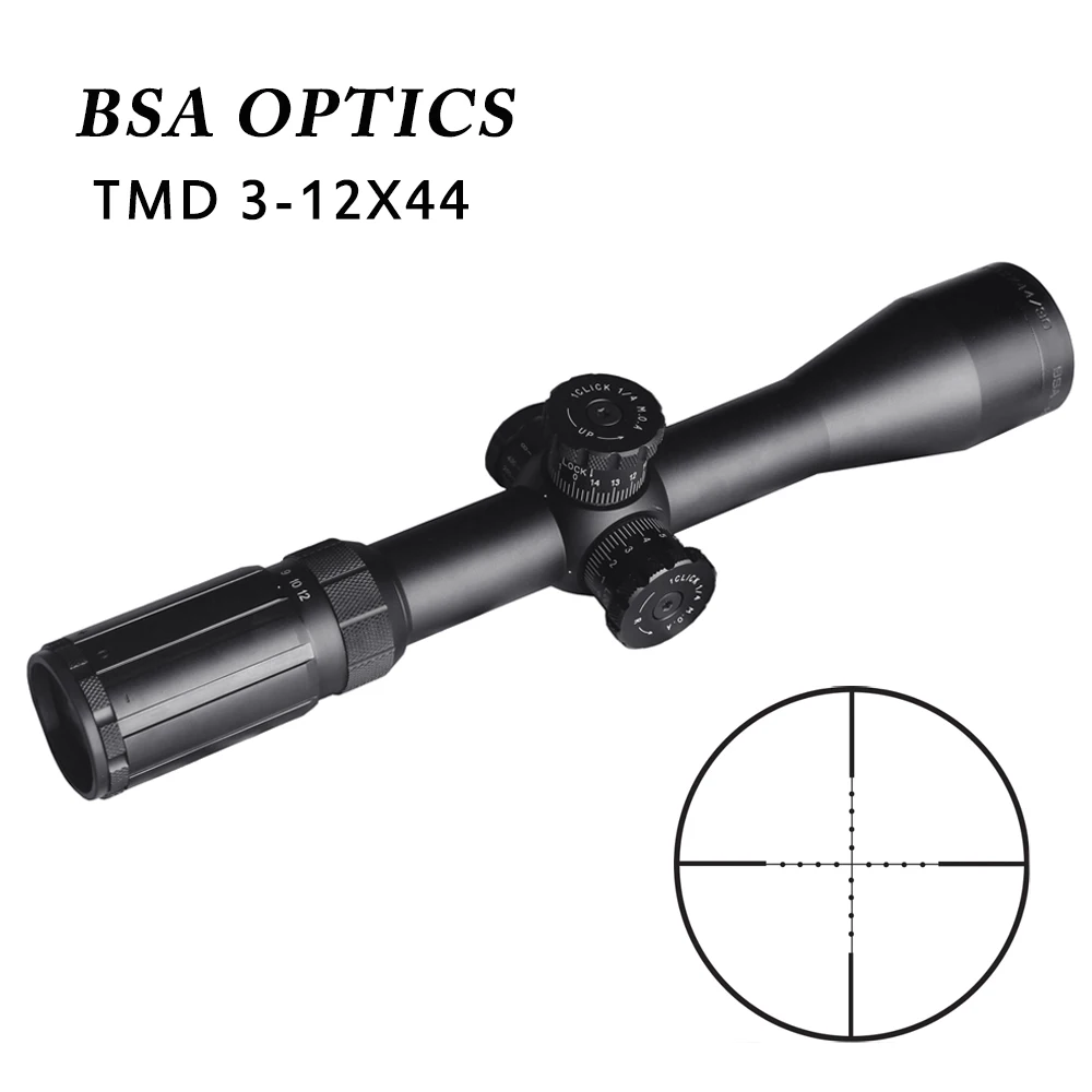 Прицел TMD 3-12X44 SP Оптика прицел Mil точка тактический прицел тюроты прицел для охоты стрельба