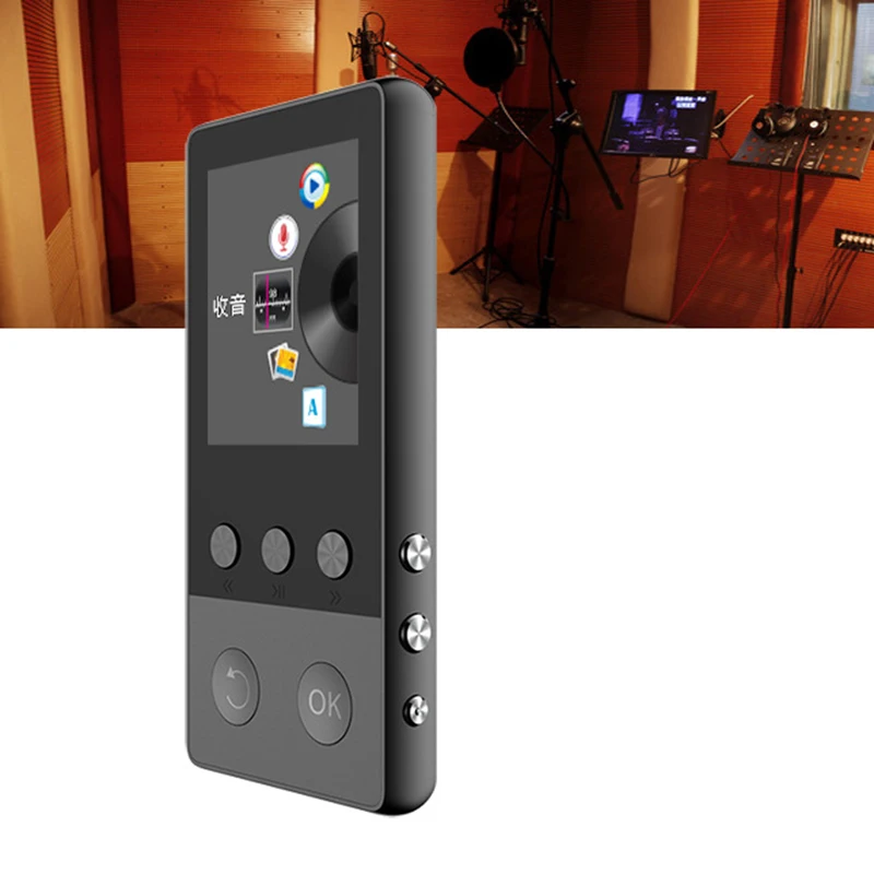 Металлический MP3-плеер Bluetooth Портативный Аудио без потерь HiFi музыкальный плеер MP4 спортивный Walkman с fm-радио, диктофон, электронная книга