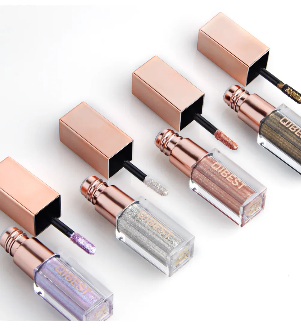 15 цветов бренд Pro 15 одноцветные алмазные перламутровые жидкие тени для век мерцающие блестящие тени для век Хайлайтер для макияжа Косметика
